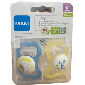 MAM Sucette Air Silicone 6+ mois – Ultra Aérée